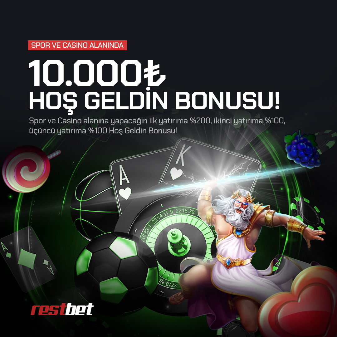 Restbet 10.000 TL Bonus