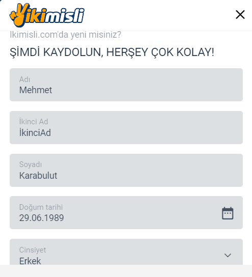 İkimisli Üyelik