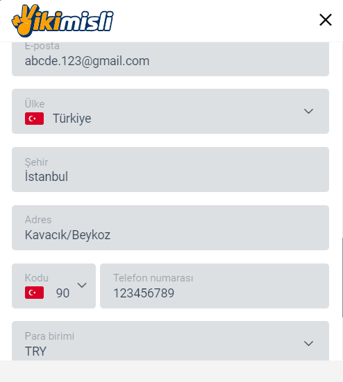 İkimisli Üyelik