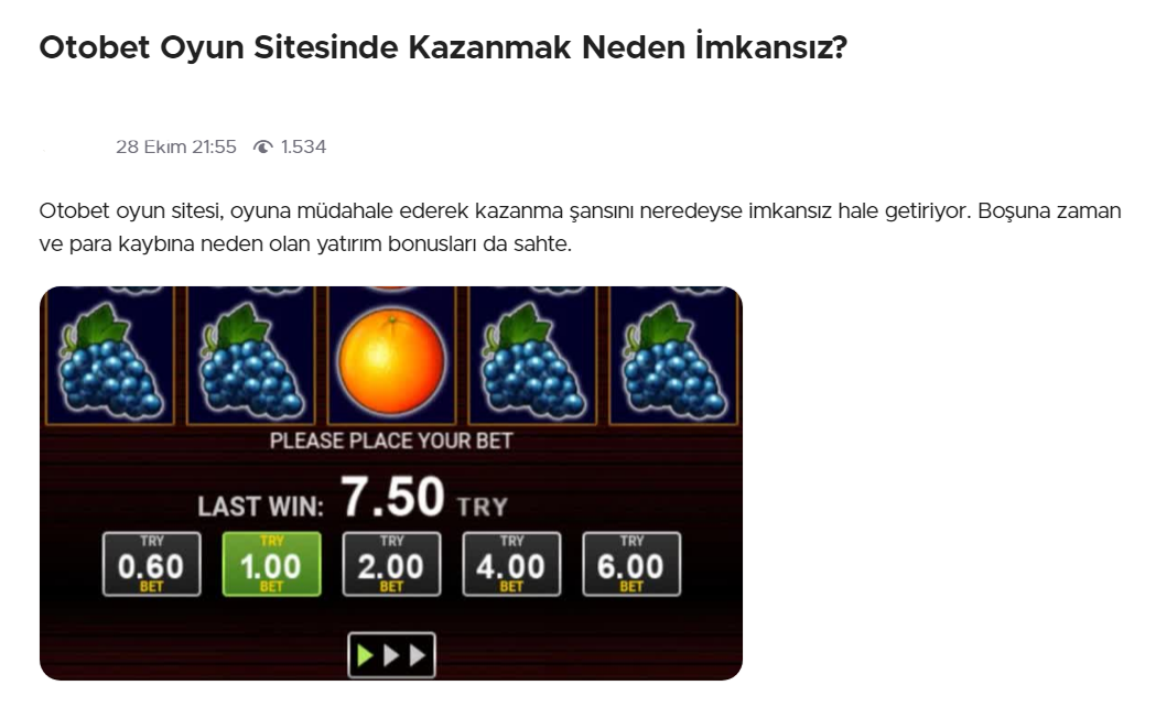 Otobet Hakkında